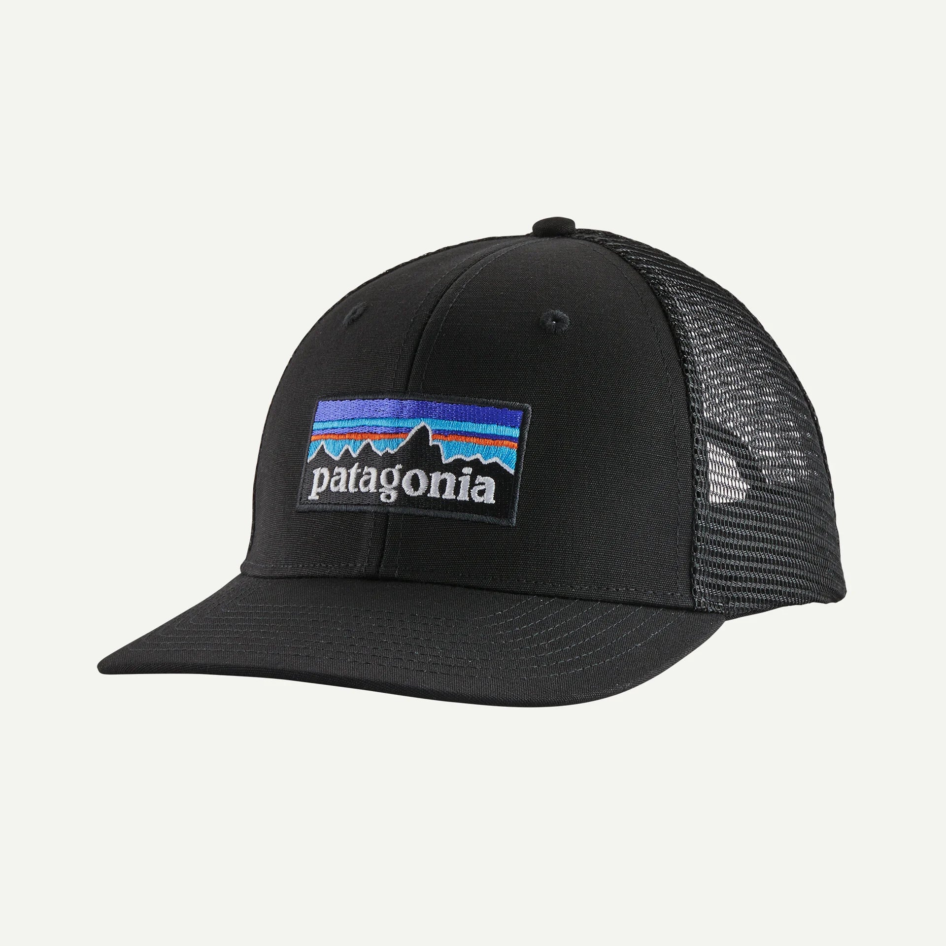 P-6 Logo Trucker Hat - Black