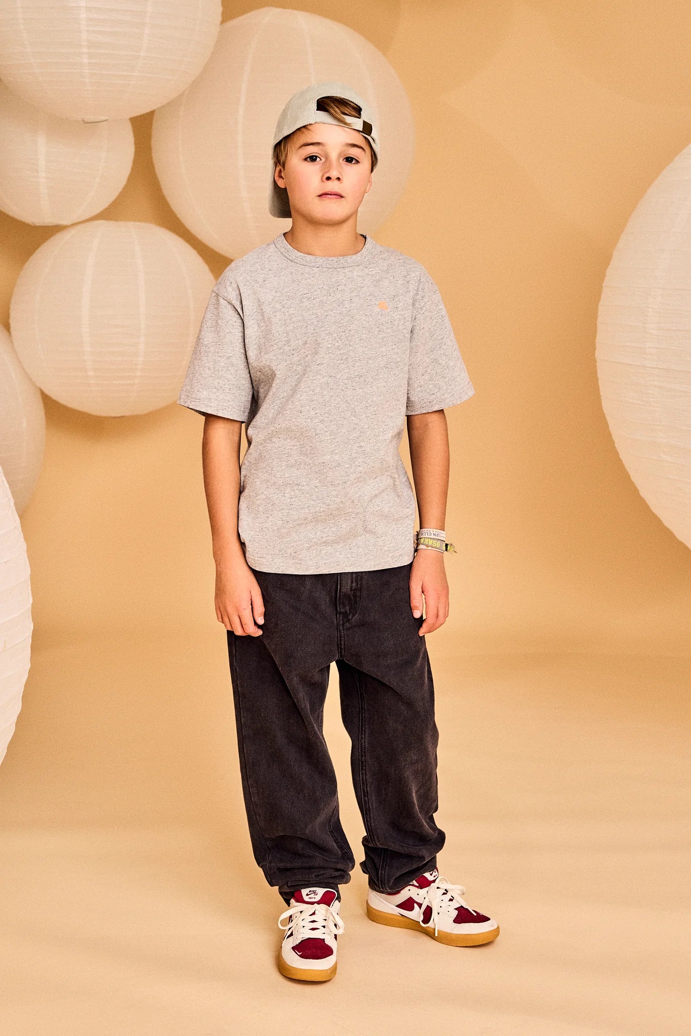 Silas T-shirt Logo - Grey