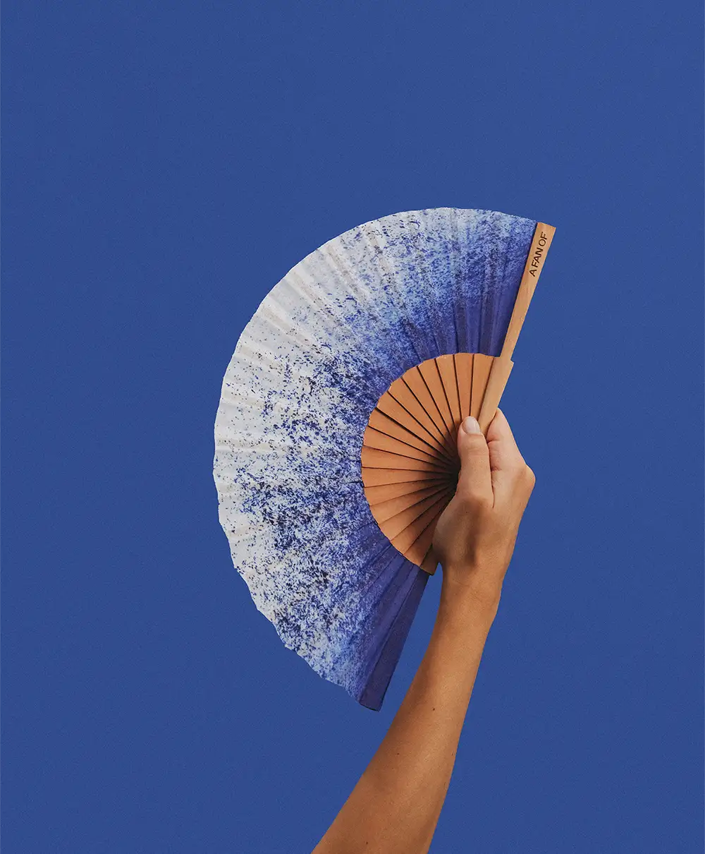 Fan - Blue Splash