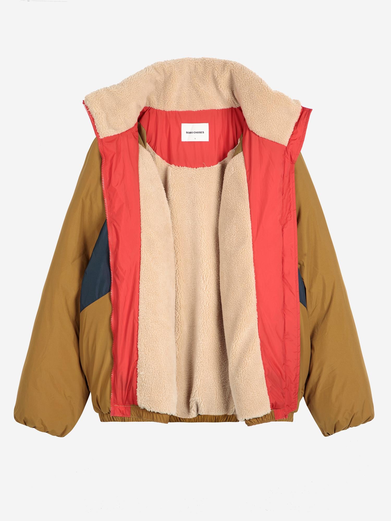 Color Block Padded Puffer
