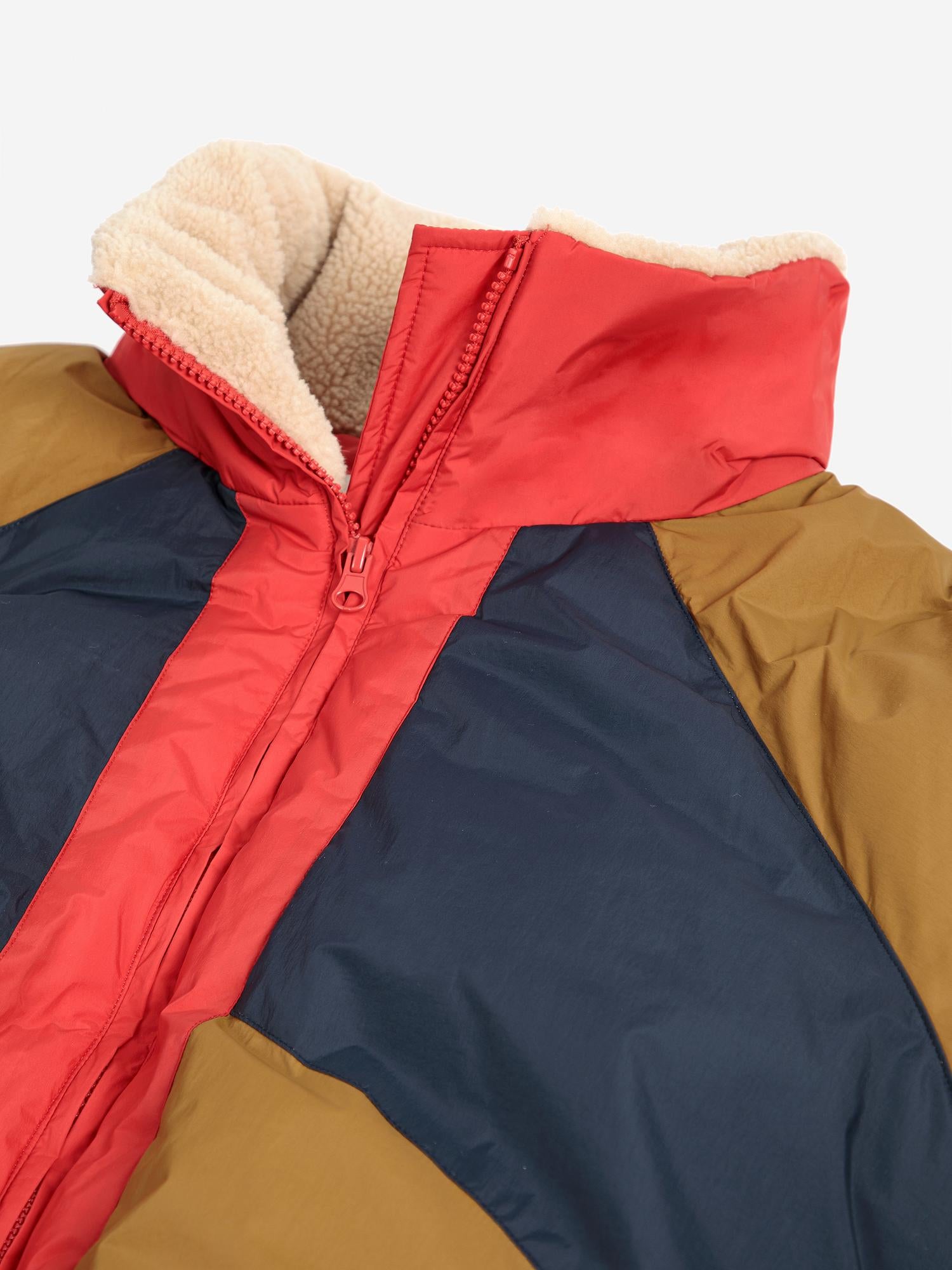 Color Block Padded Puffer