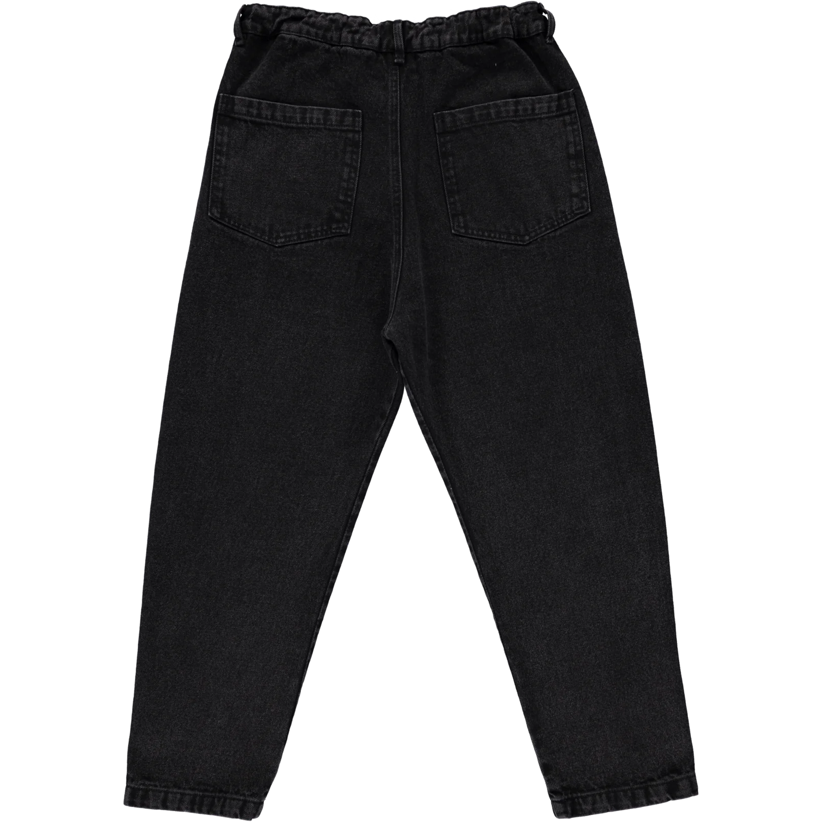 Carotte Long Trousers - Denim Black