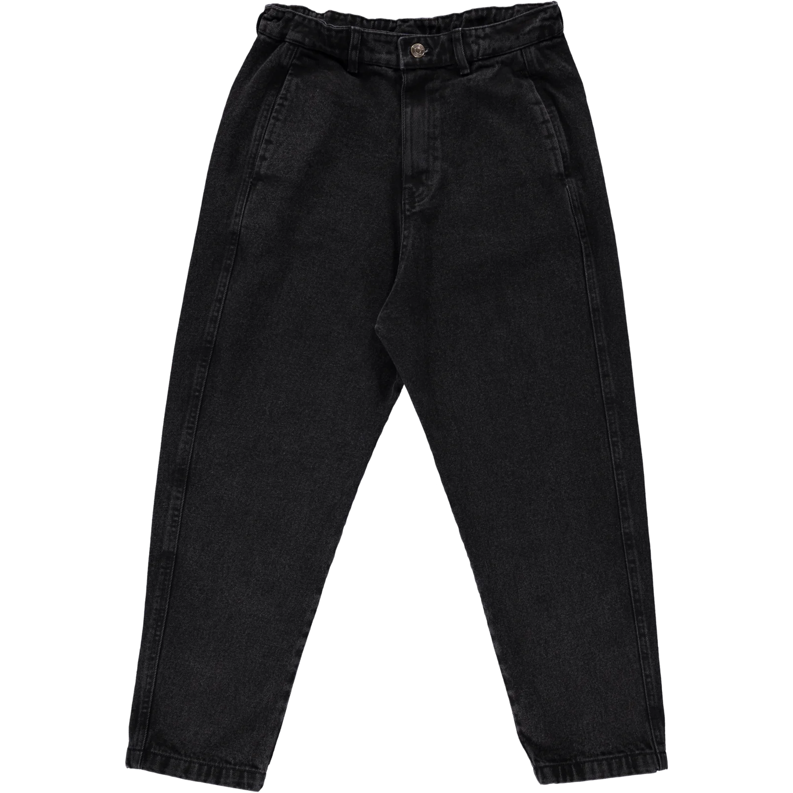 Carotte Long Trousers - Denim Black