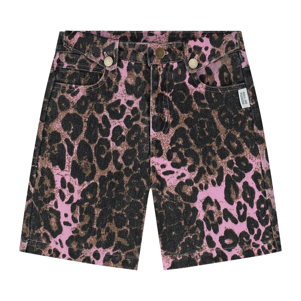 Leopard Shorts Pink