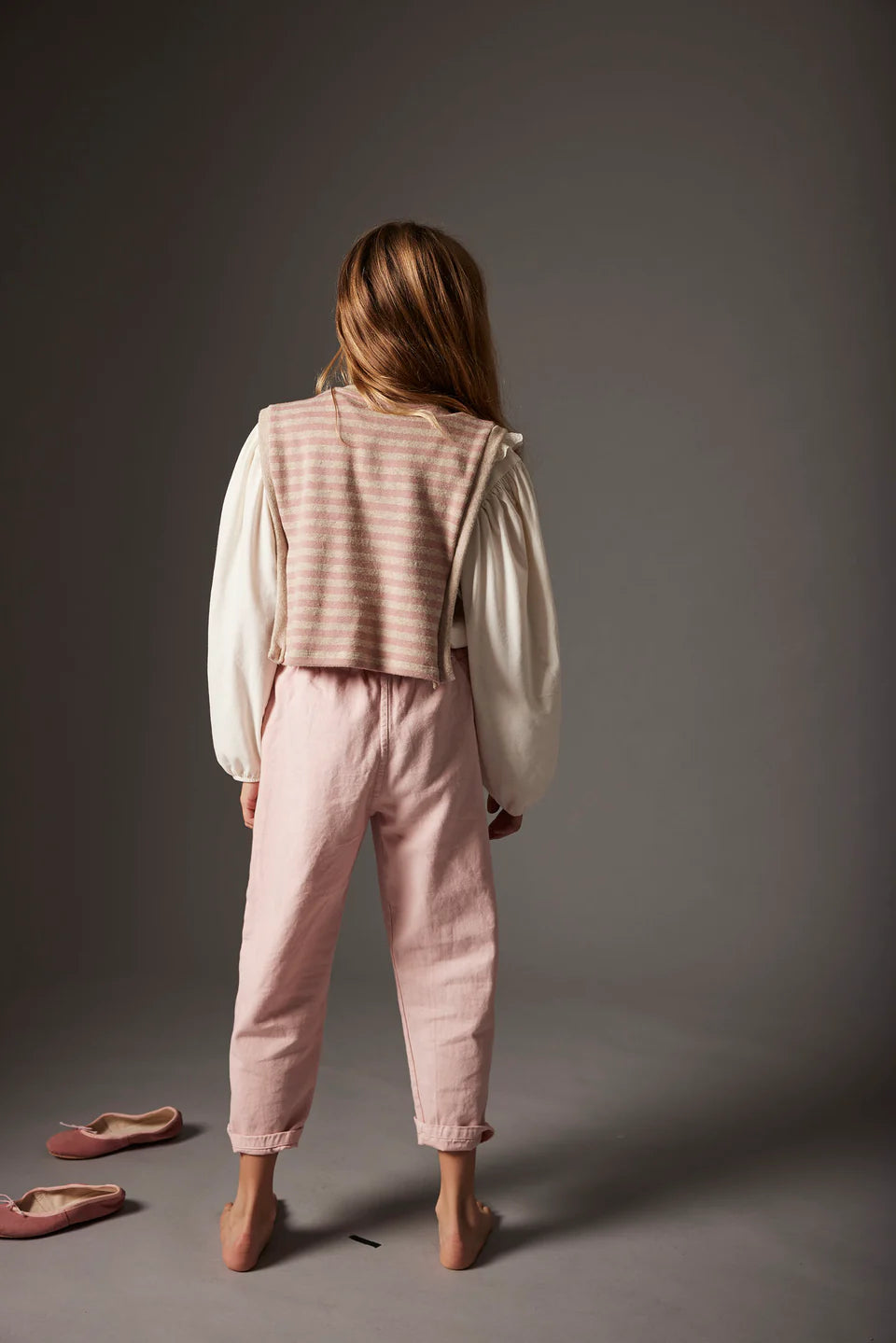 Twill Pants - Silver Pink