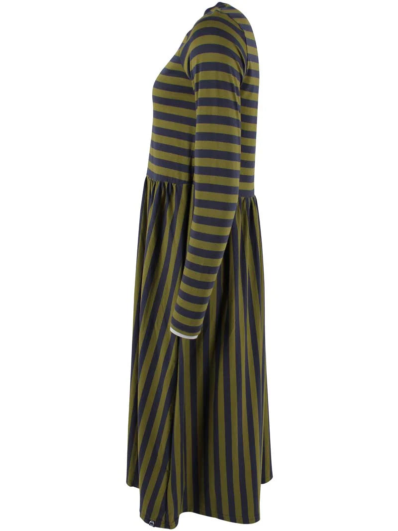 Danebasic LS Dress - Navy/Olive