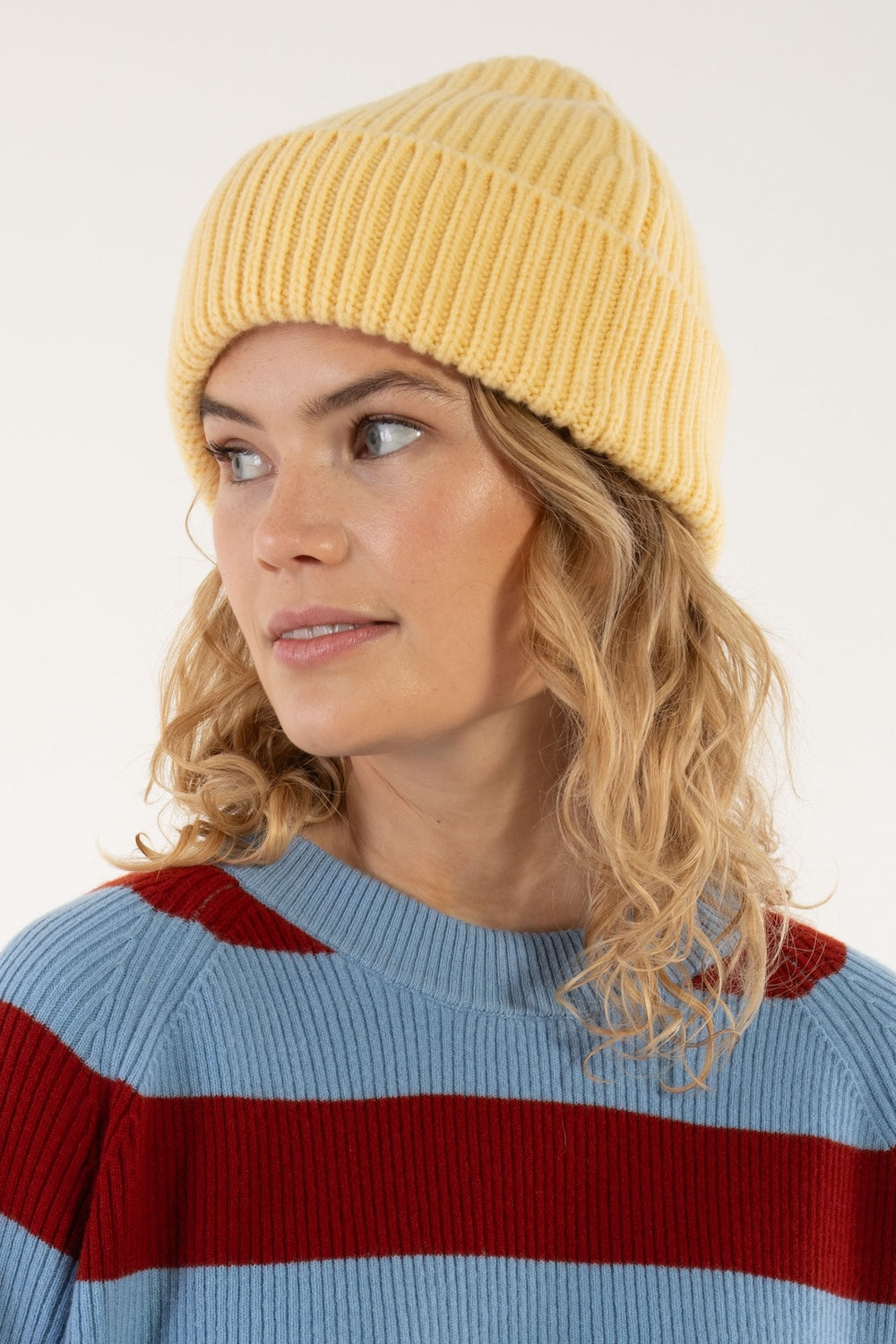 Merino Beanie - Soft Yellow - OS