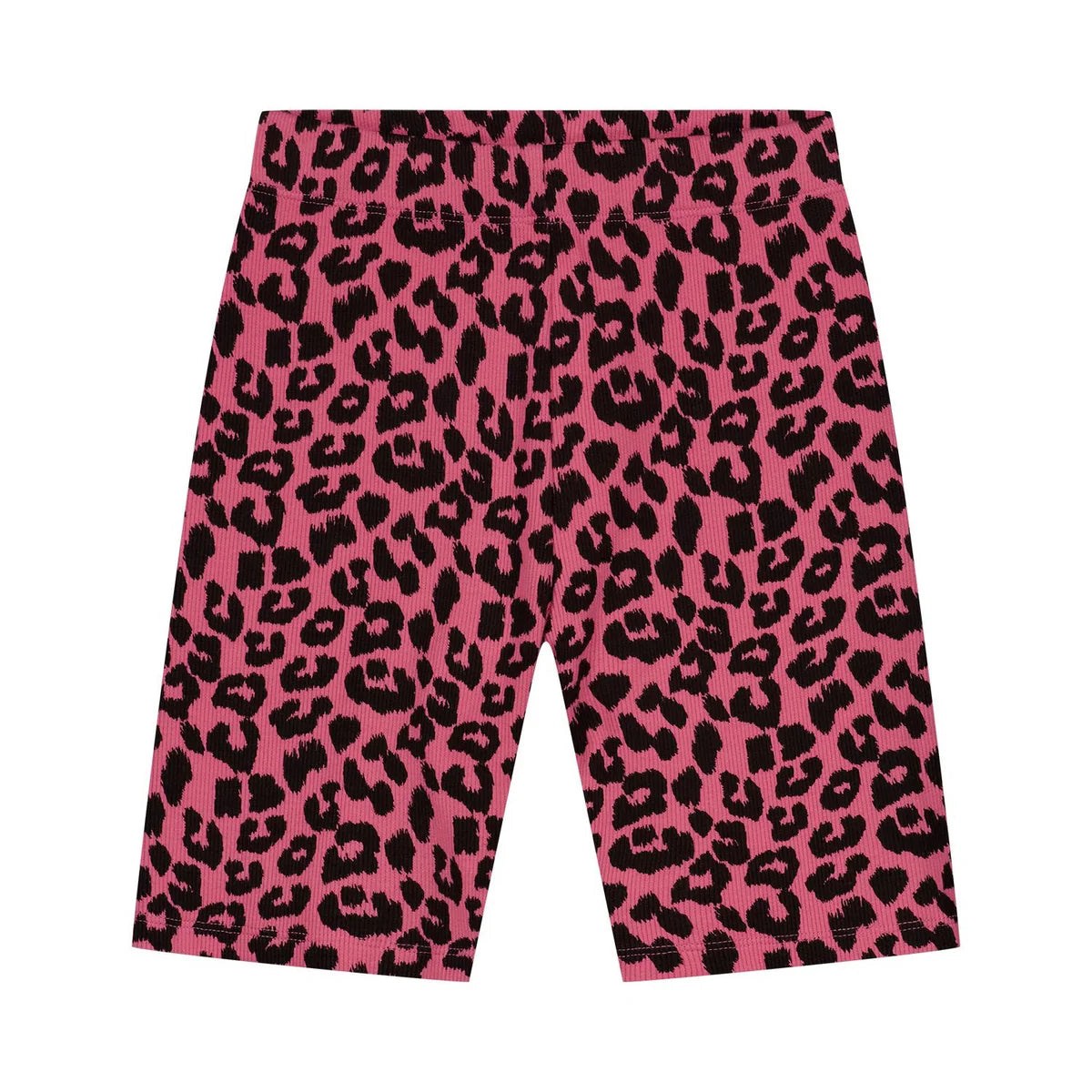 Leopard Biker Shorts Pink