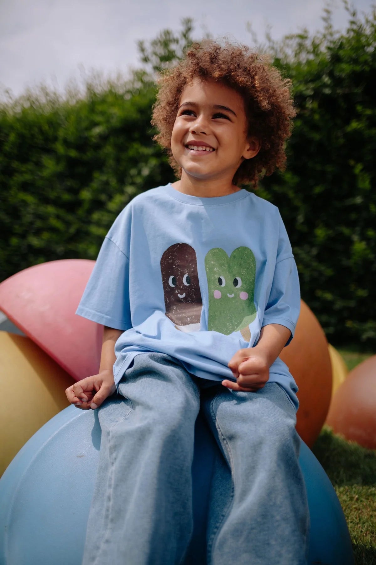 Ice Cream Club T-Shirt Blue