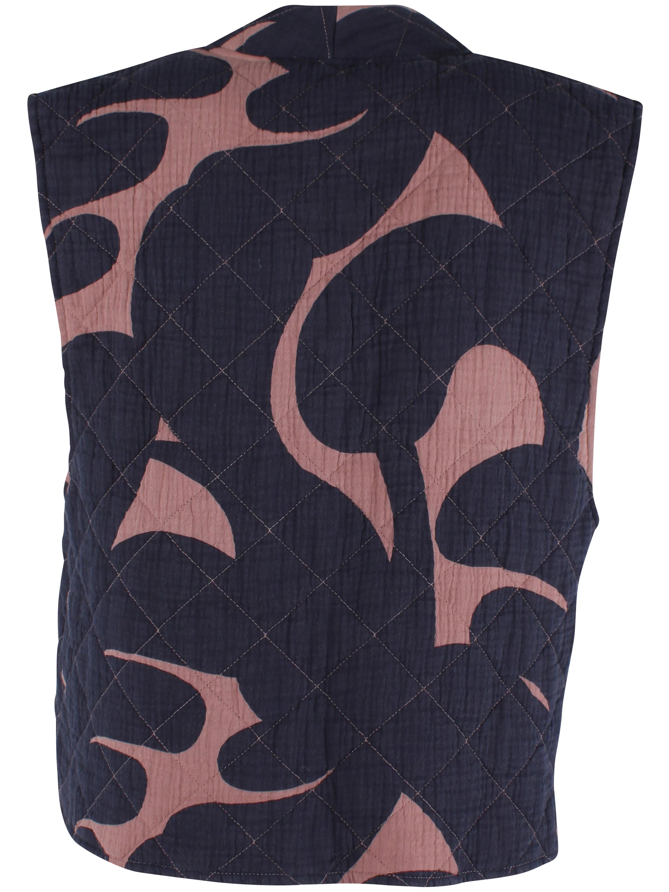 Danevibeke Steppveste - Dark Navy/Mauve
