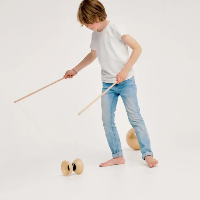 Diabolo - Glitzer Weiss