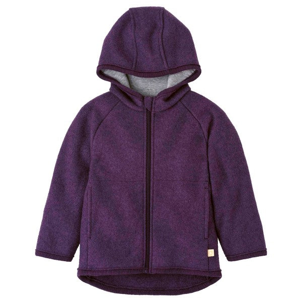 Walk-Jacke-Zipp - Aubergine