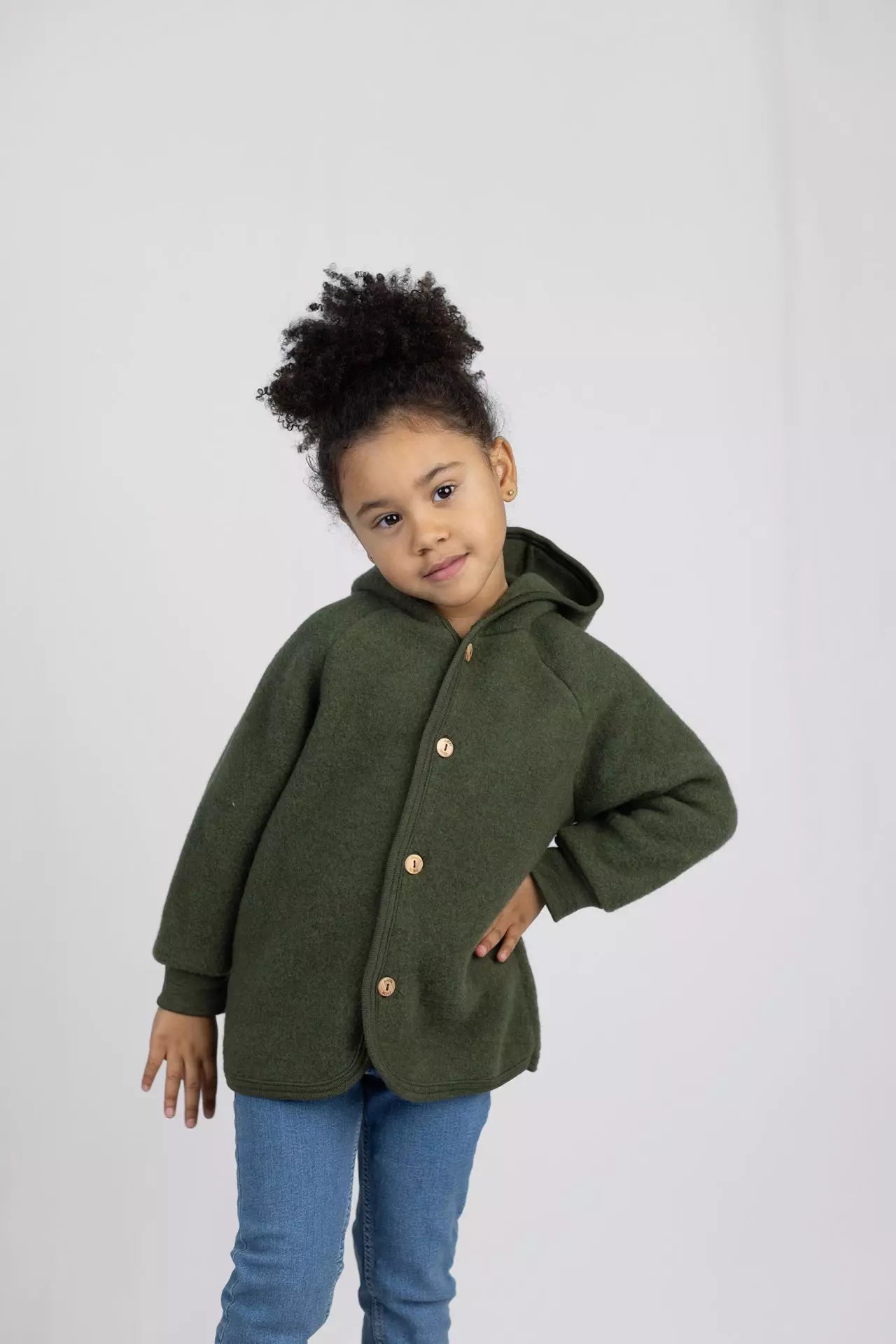 Merino Jacke - Schilf