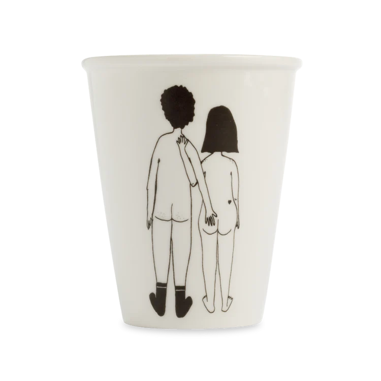 Cup - Naked Couple Back