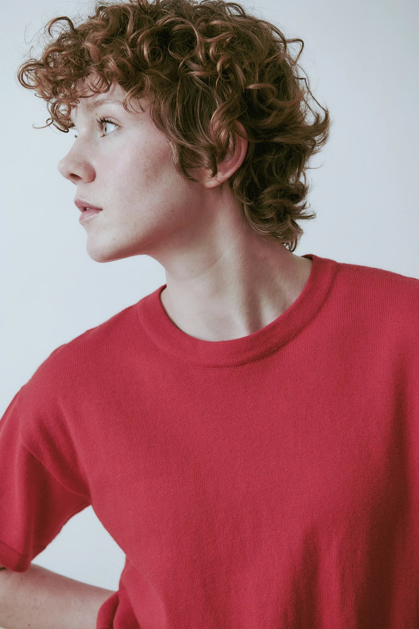 El Sur Knit Top - Poppy Red