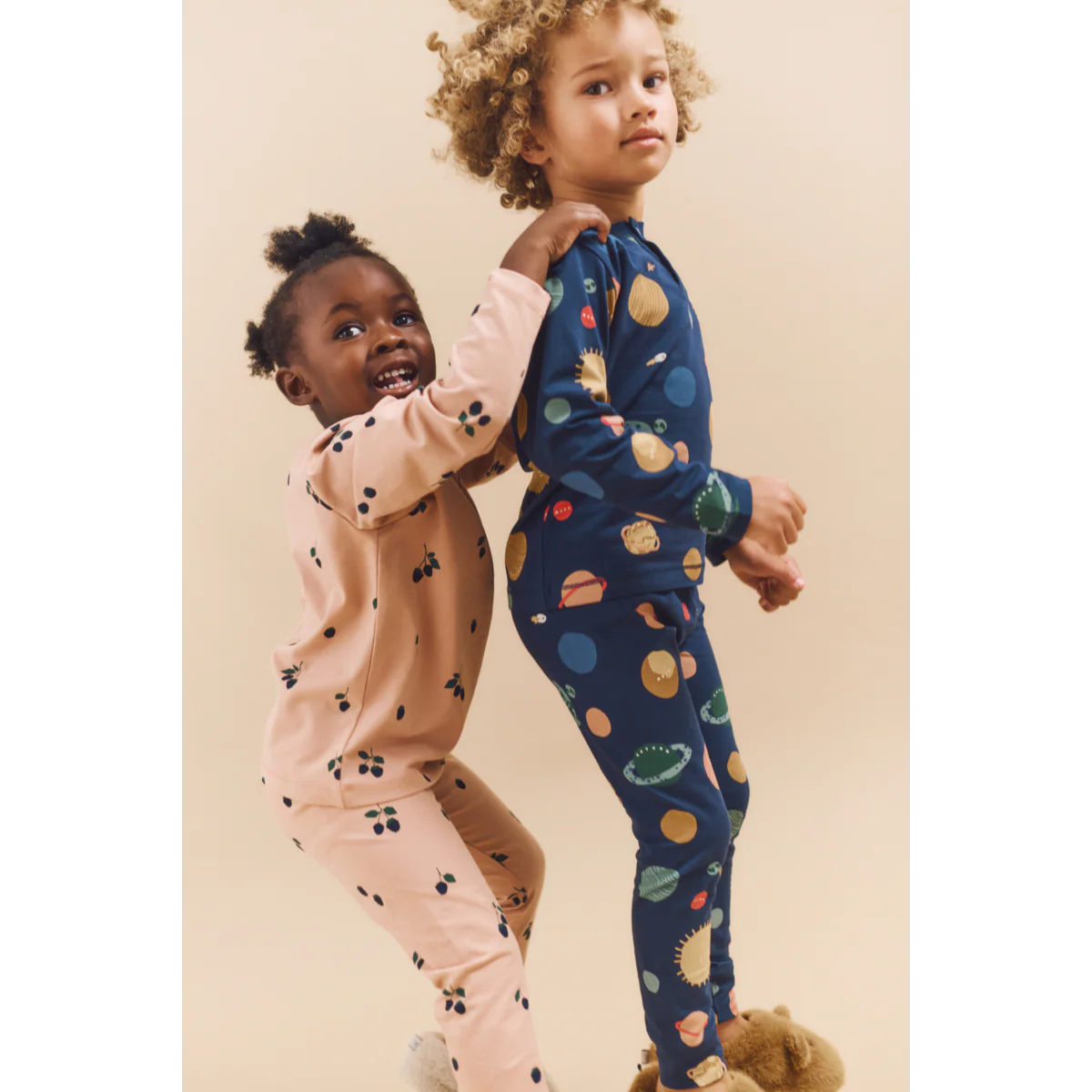 Wilhelm Pyjama-Set - Universe/Classic Navy