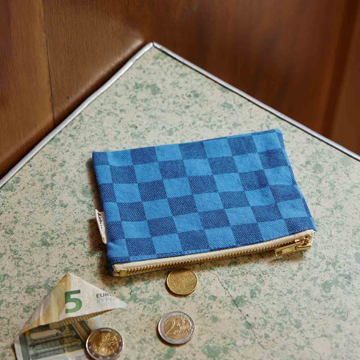 Purse Marie - Check Blue