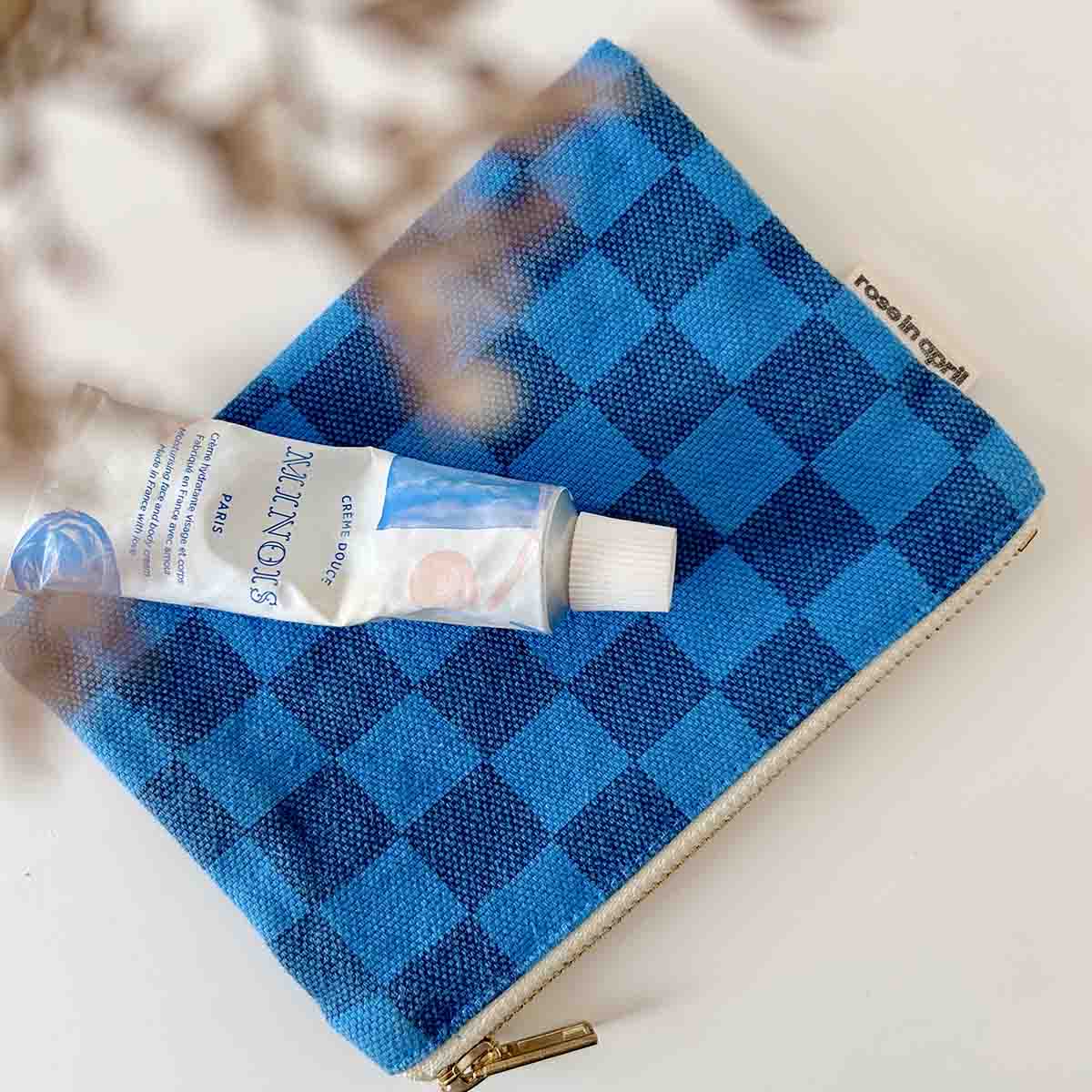 Purse Marie - Check Blue