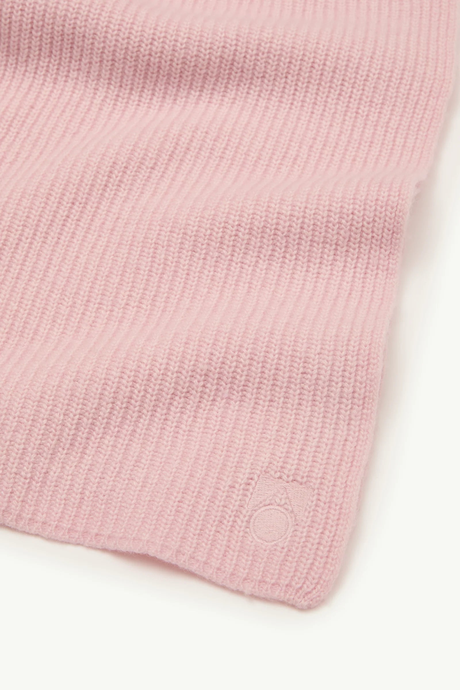 Rib Scarf - Pale Pink