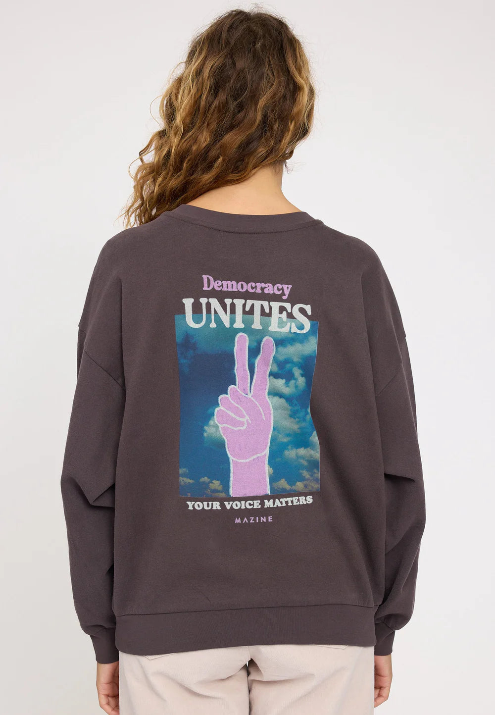 Sweatshirt - Democracy Print