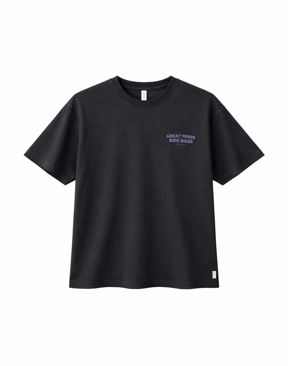 Back Print Theme T-Shirt - Black/Minds
