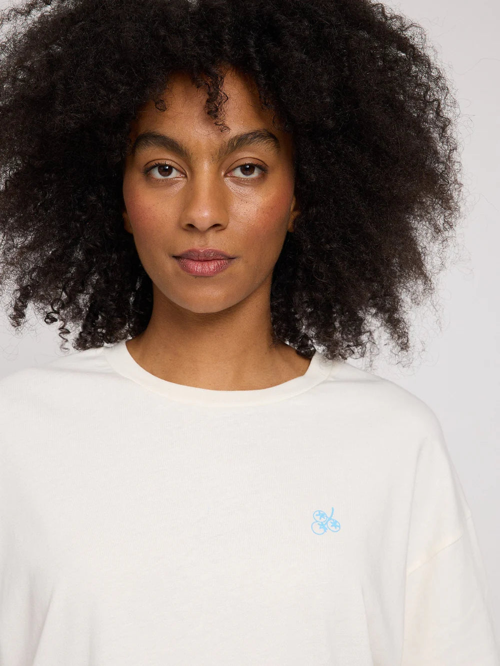 Back Print Theme T-Shirt - Offwhite/Halal