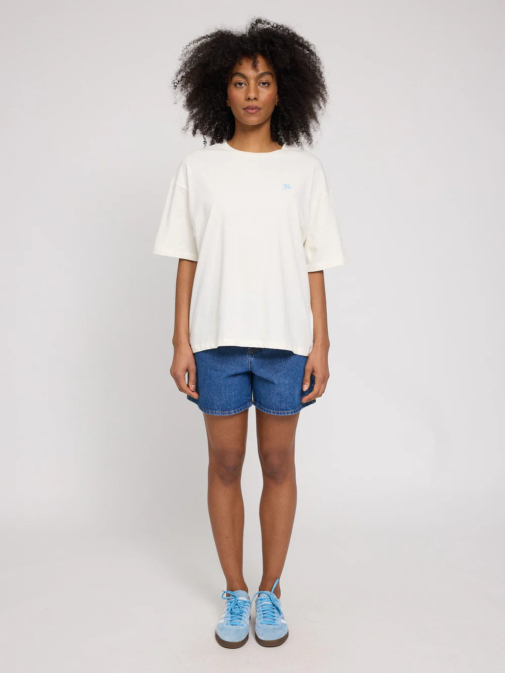 Back Print Theme T-Shirt - Offwhite/Halal