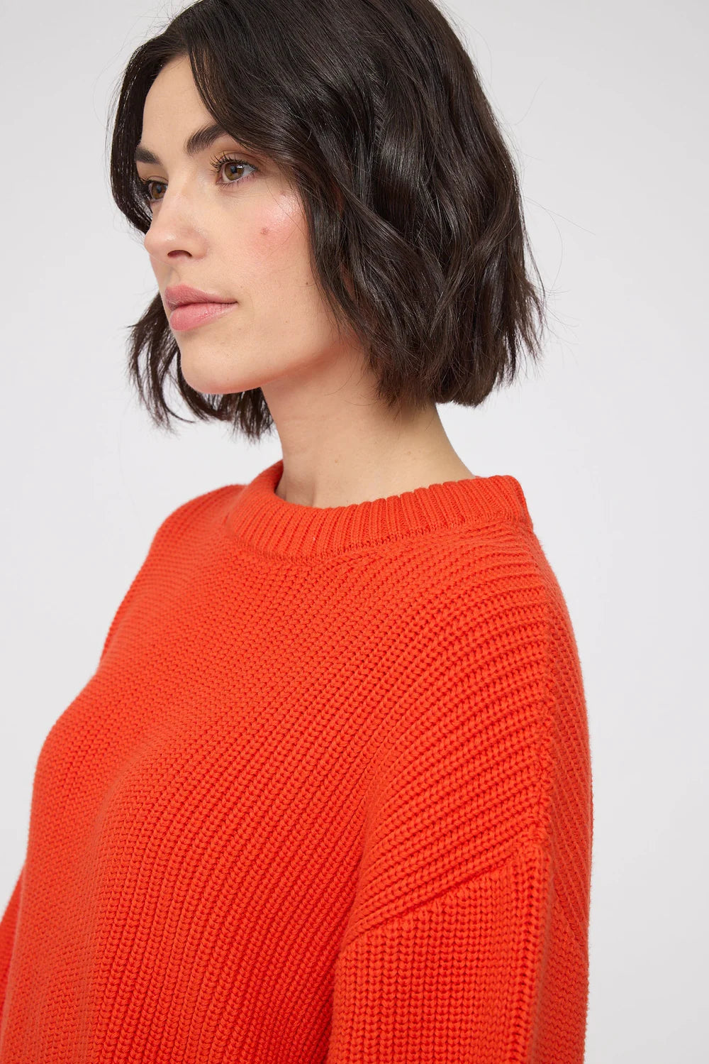 Knit Jumper - Bright Red