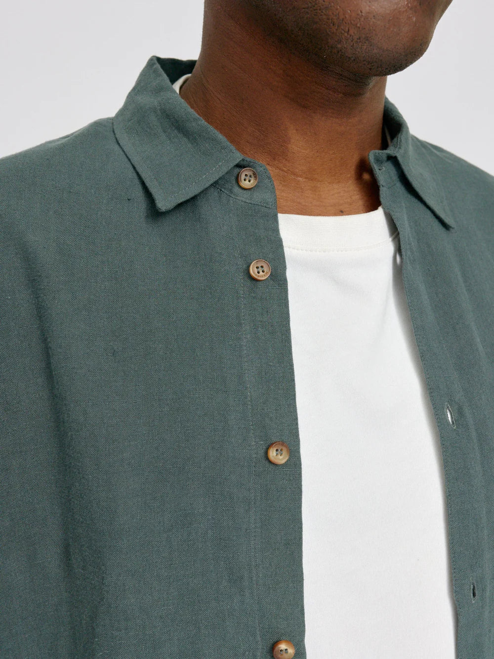 Classic Linen Shirt - Bottle