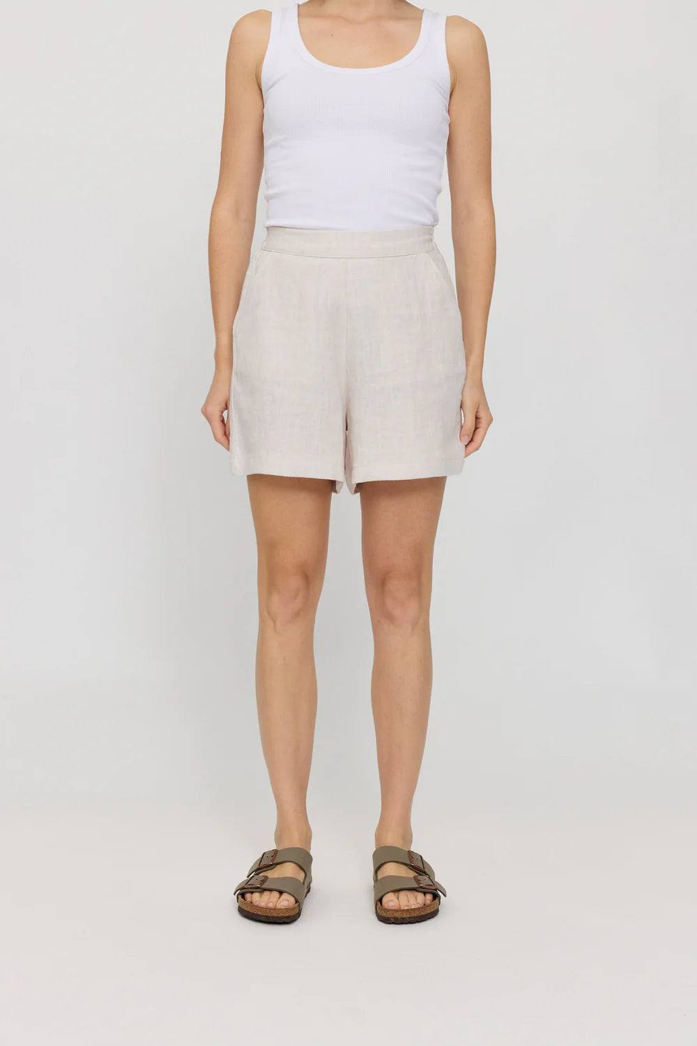 Linen Shorts - moon
