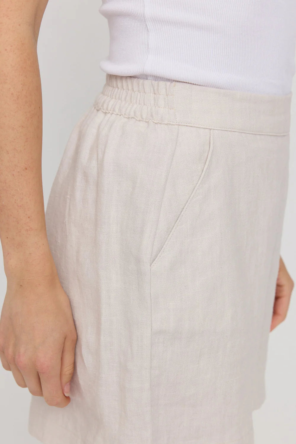 Linen Shorts - moon