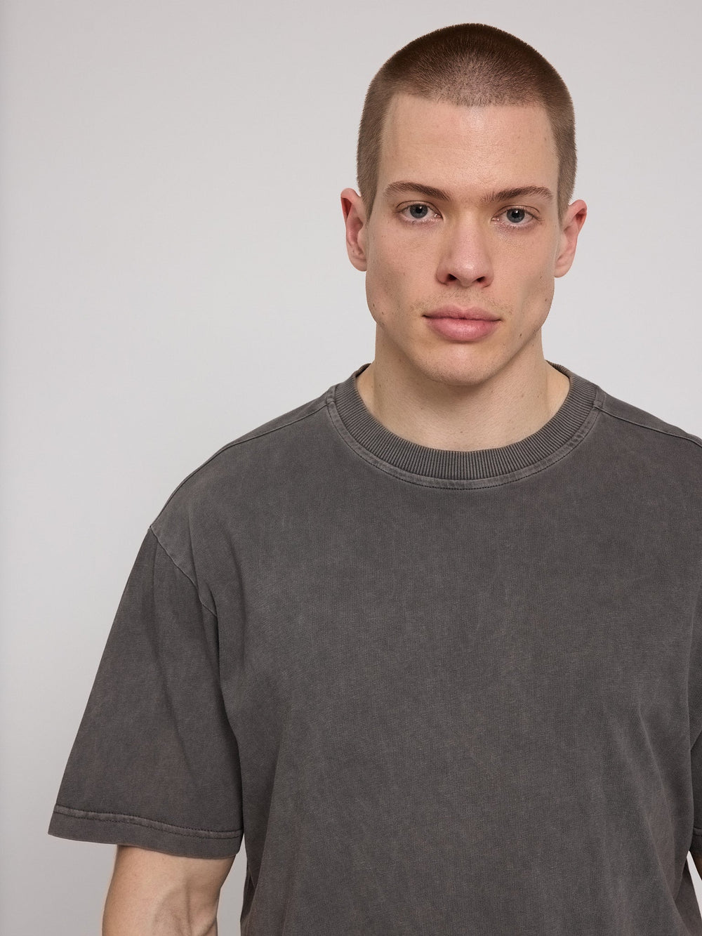 Natural Dye T-Shirt - Anthracite
