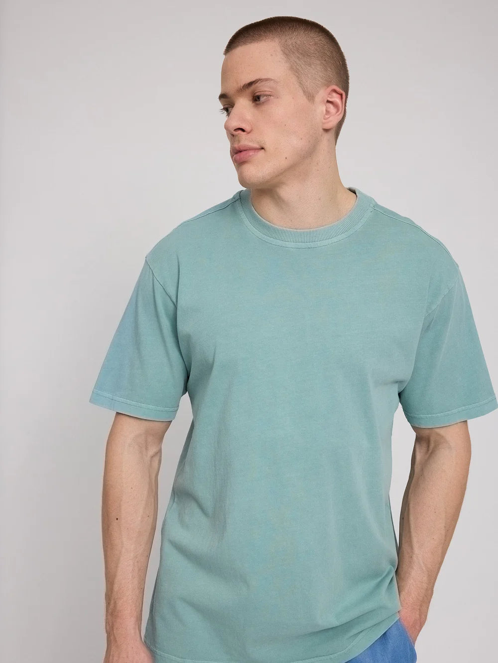Natural Dye T-Shirt - Turquoise