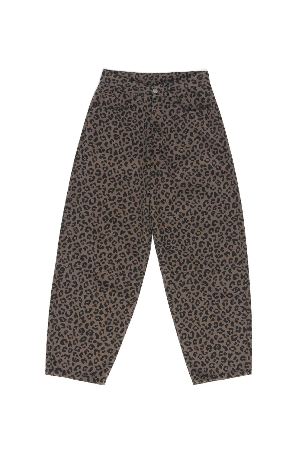 Barrel Leg Denim Pants - Leo