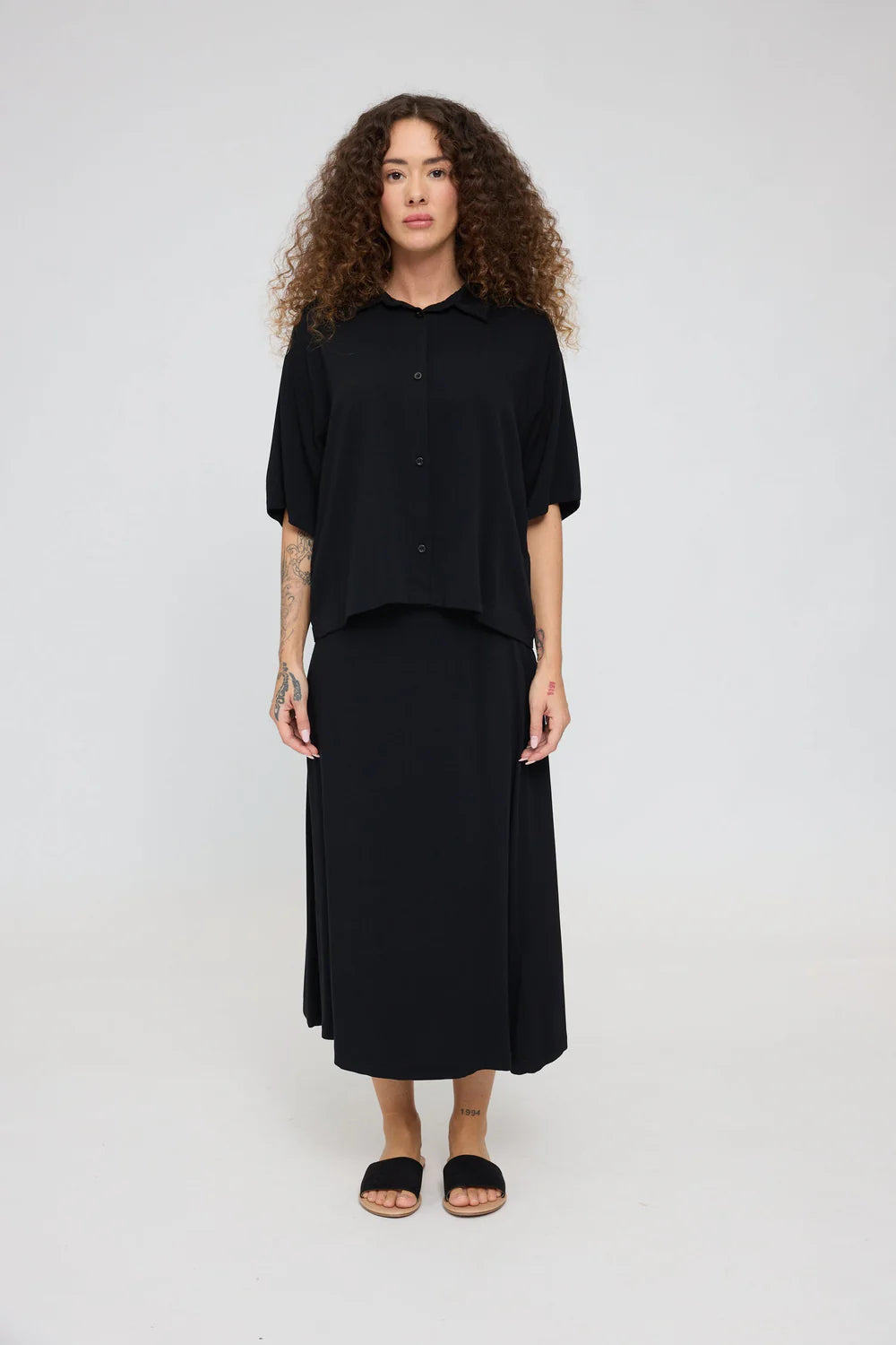 Short Sleeve Shirt - Black