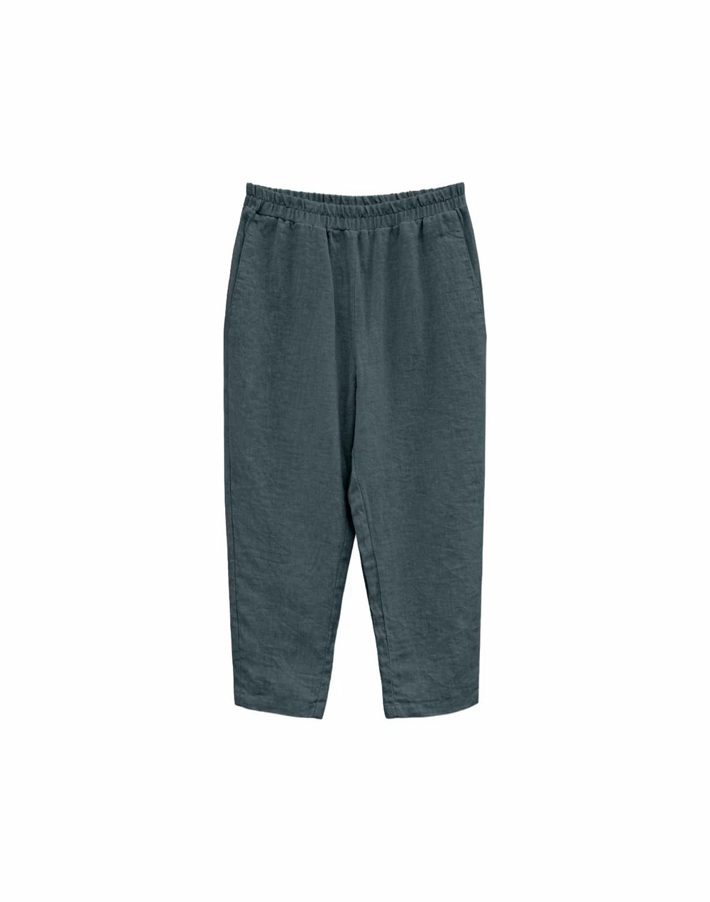 Straight Leg Linen Pants - Bottle
