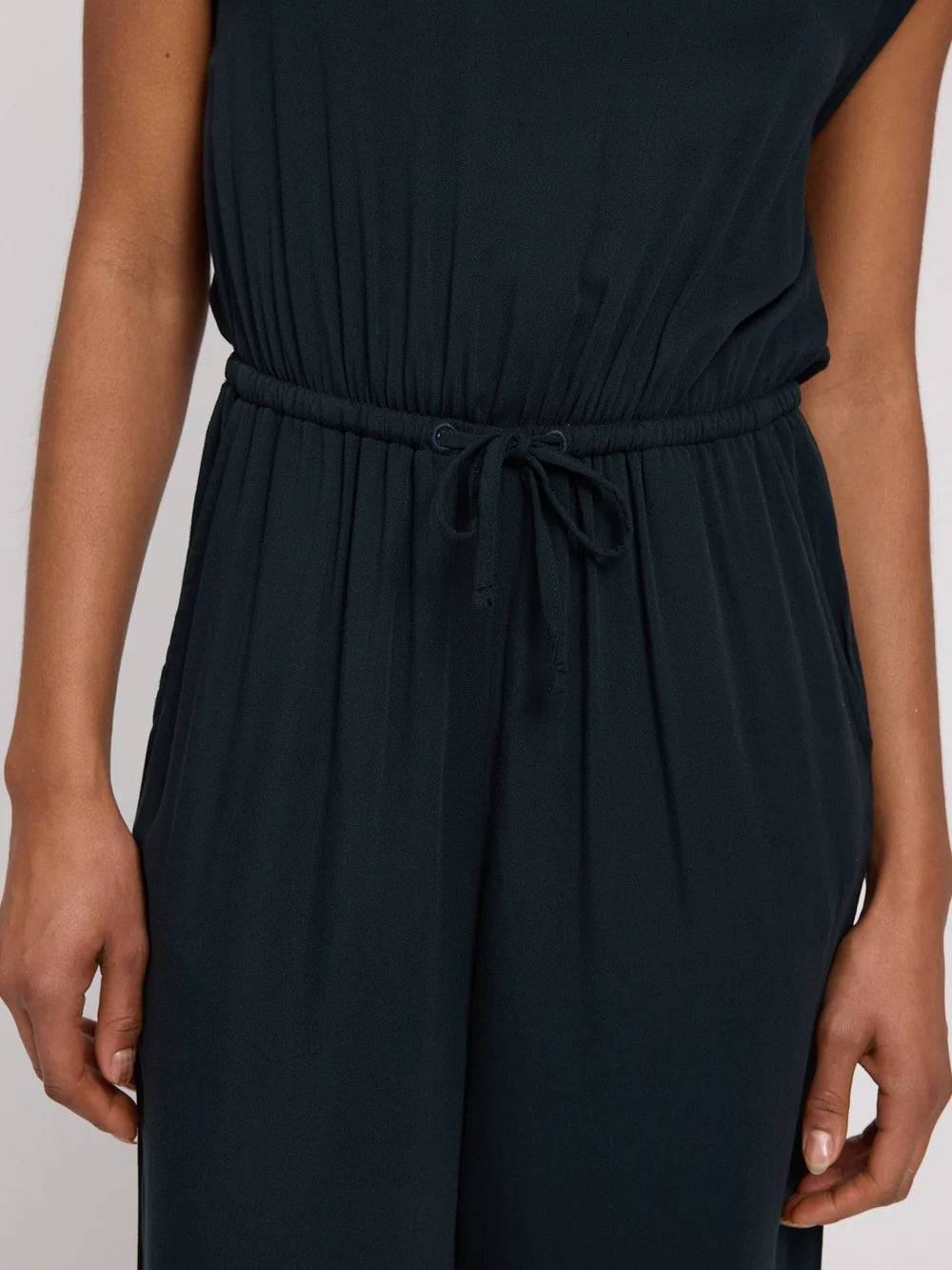 Viscose Jumpsuit - Black