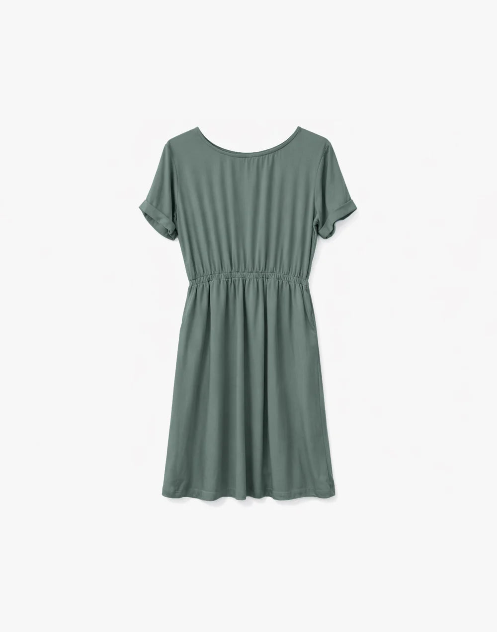 Viscose Midi Dress - Bottle