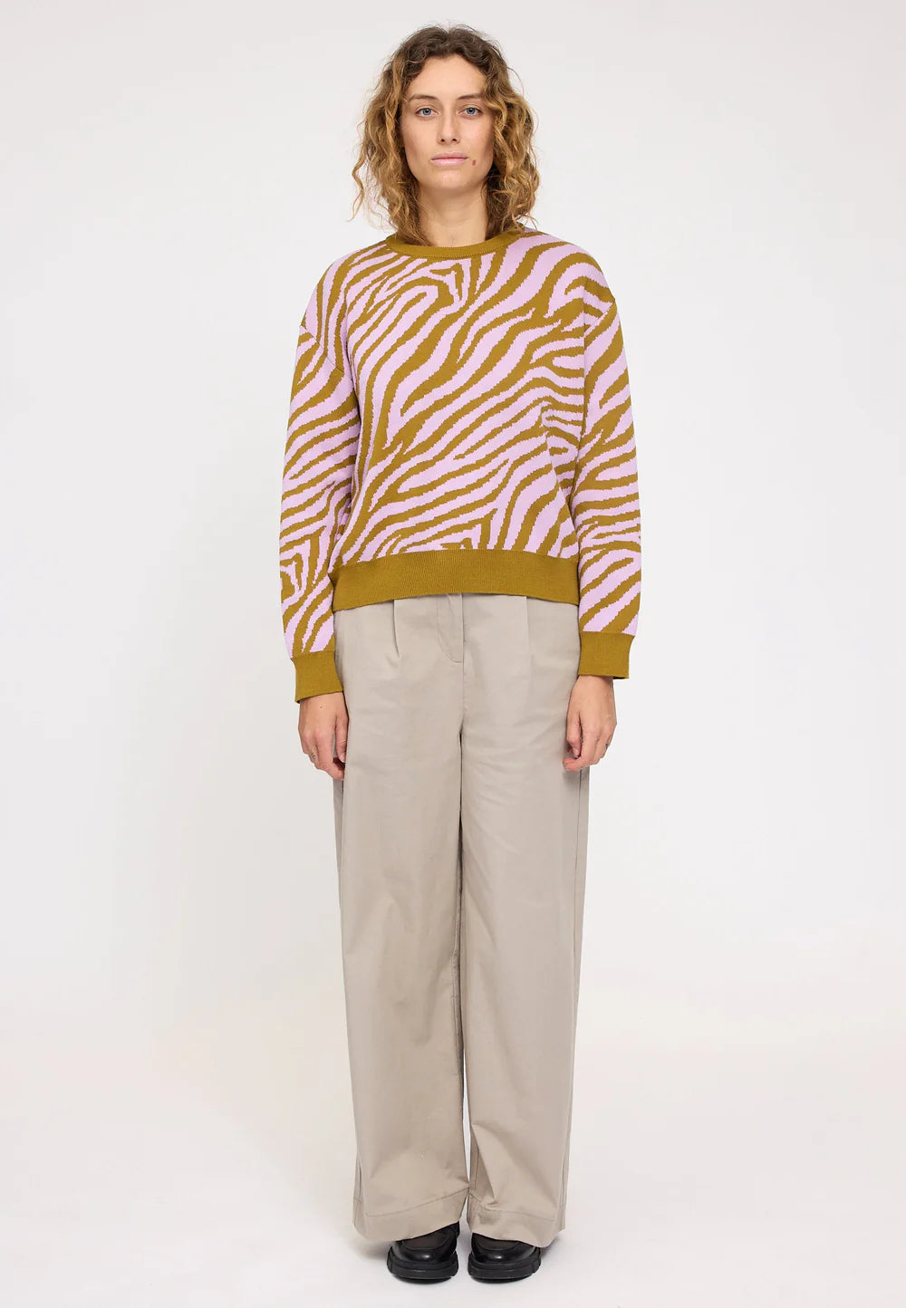 Zebra Knit Jumper