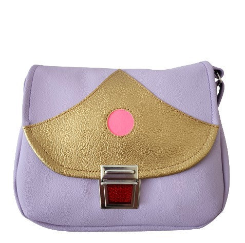 Kindergartentasche- Lila/Gold