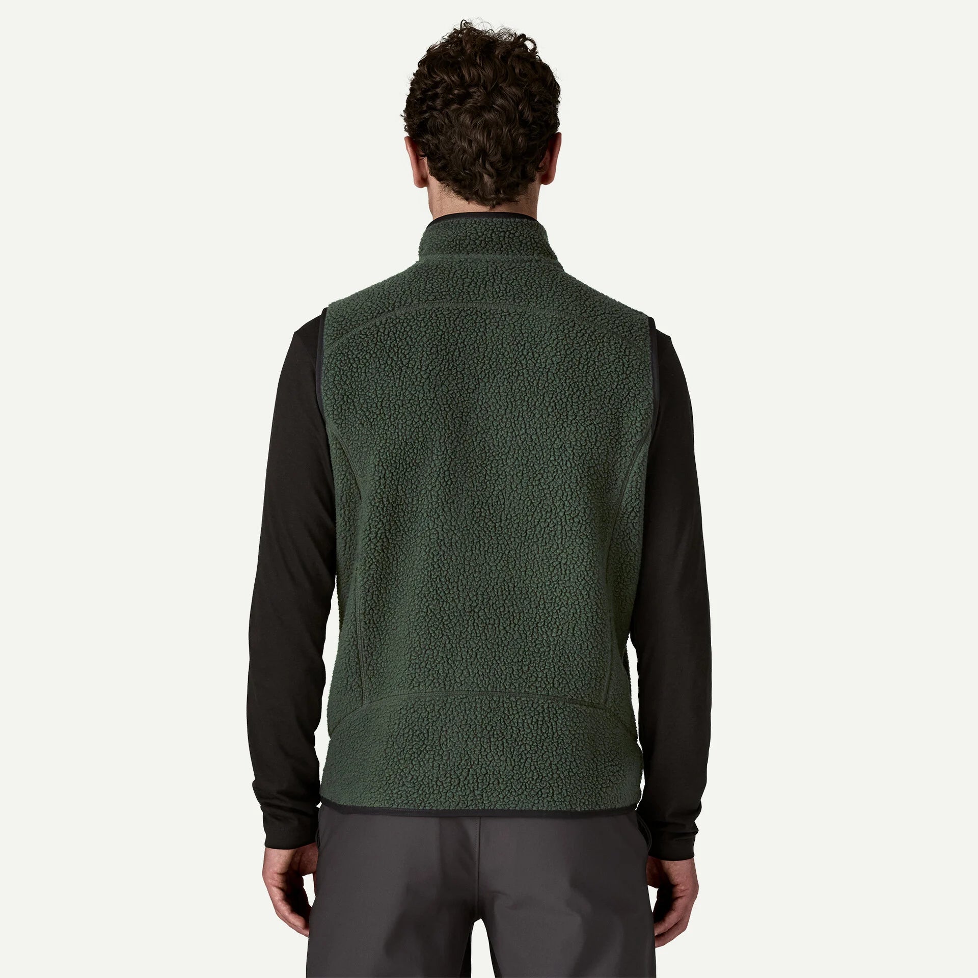 M'S Retro Pile Vest - Green