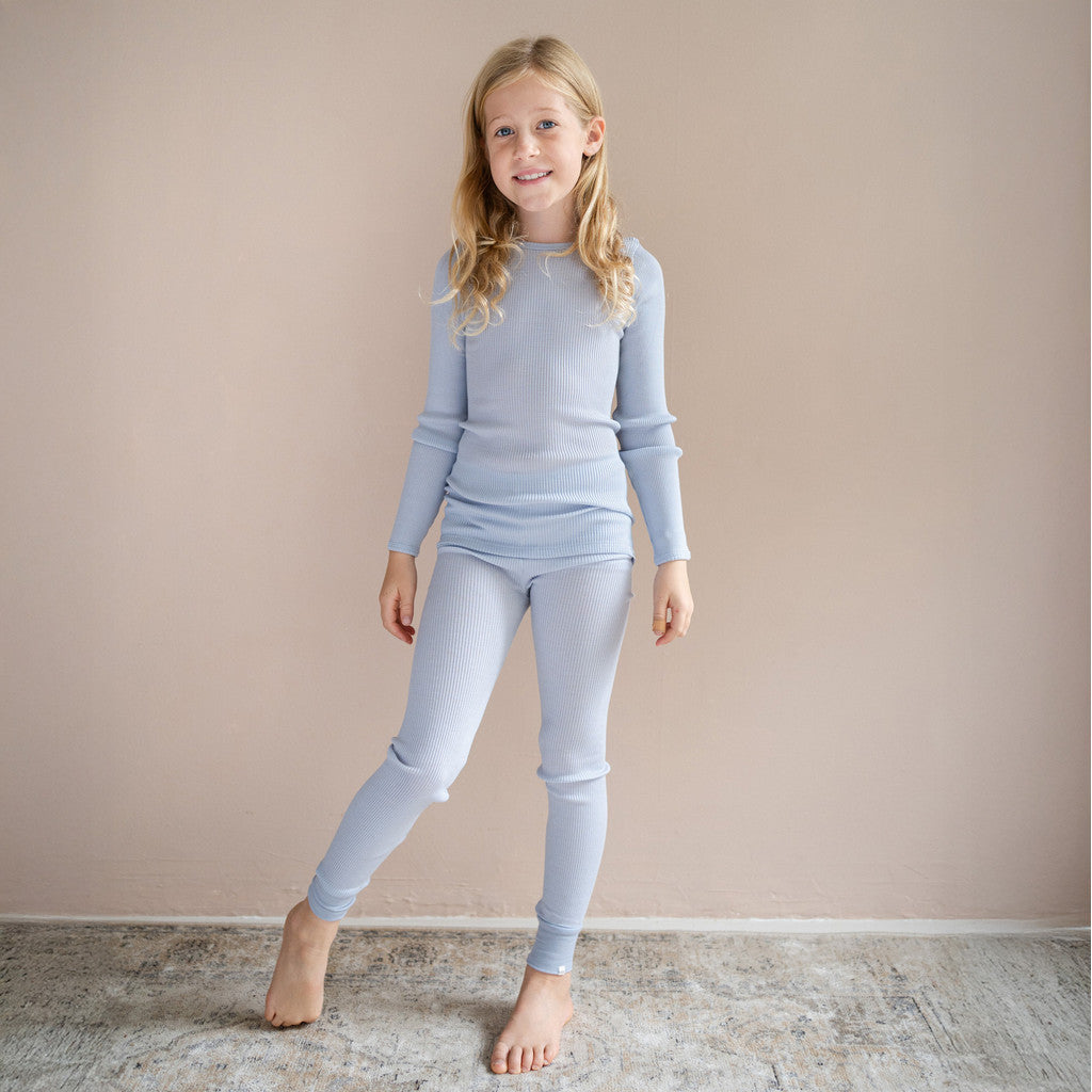 Active Wollleggings - Frost Blue