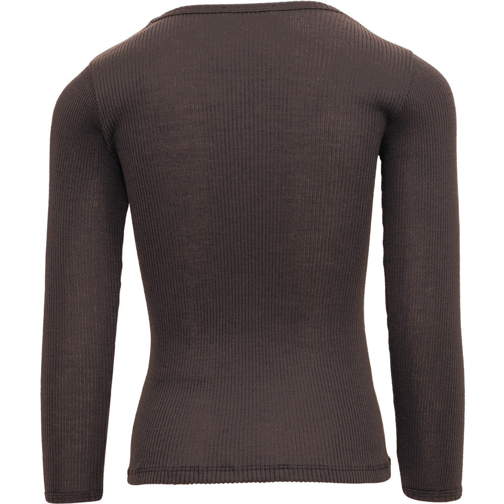 Atlantic Langarmshirt - Dark Chocolate