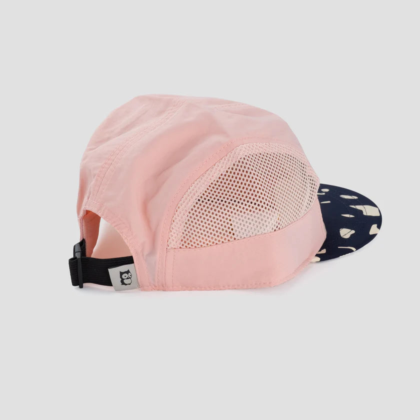 Yuma Sommer Cap "Underground" - Sunset Rose / Off White