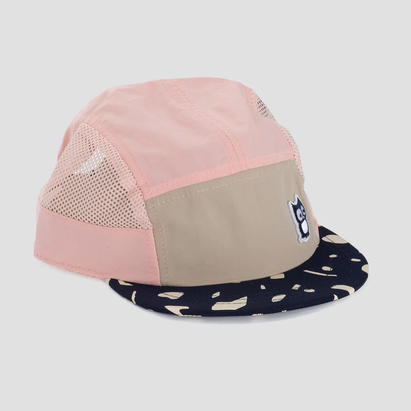 Yuma Sommer Cap "Underground" - Sunset Rose / Off White