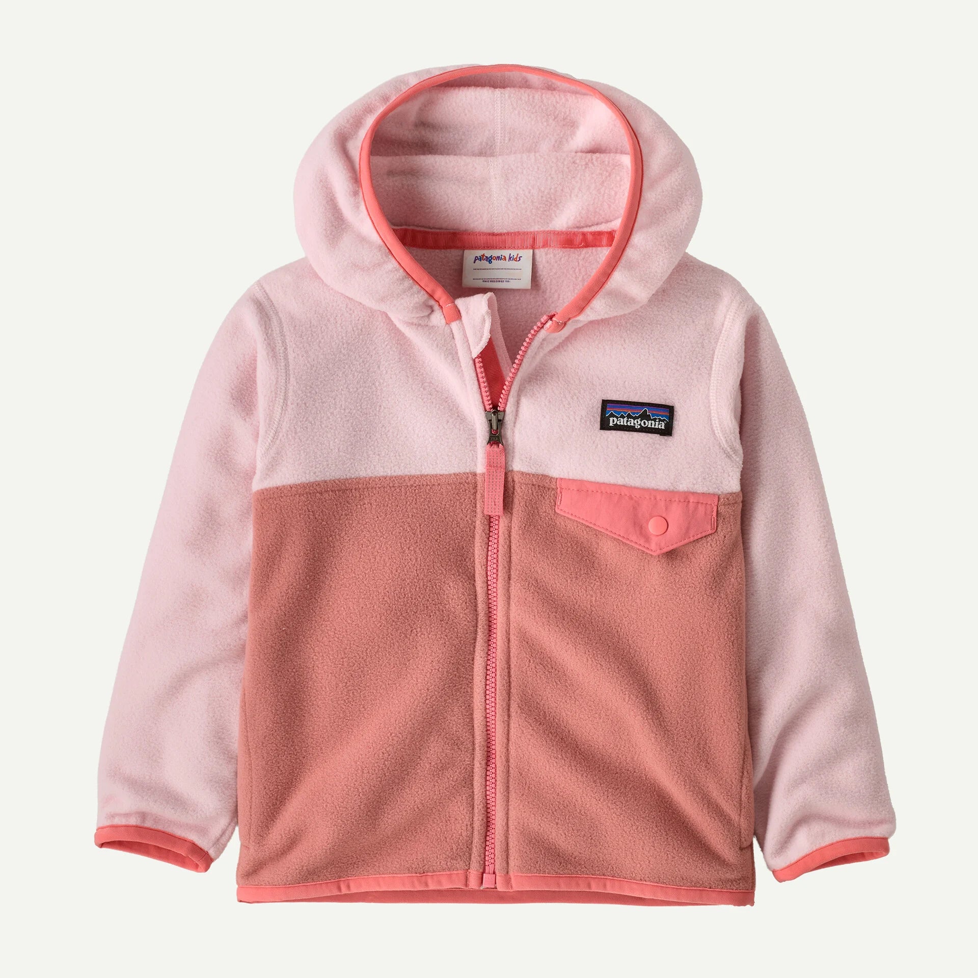 Baby Micro D™ Snap-T® Fleece Jacket - Moment Pink