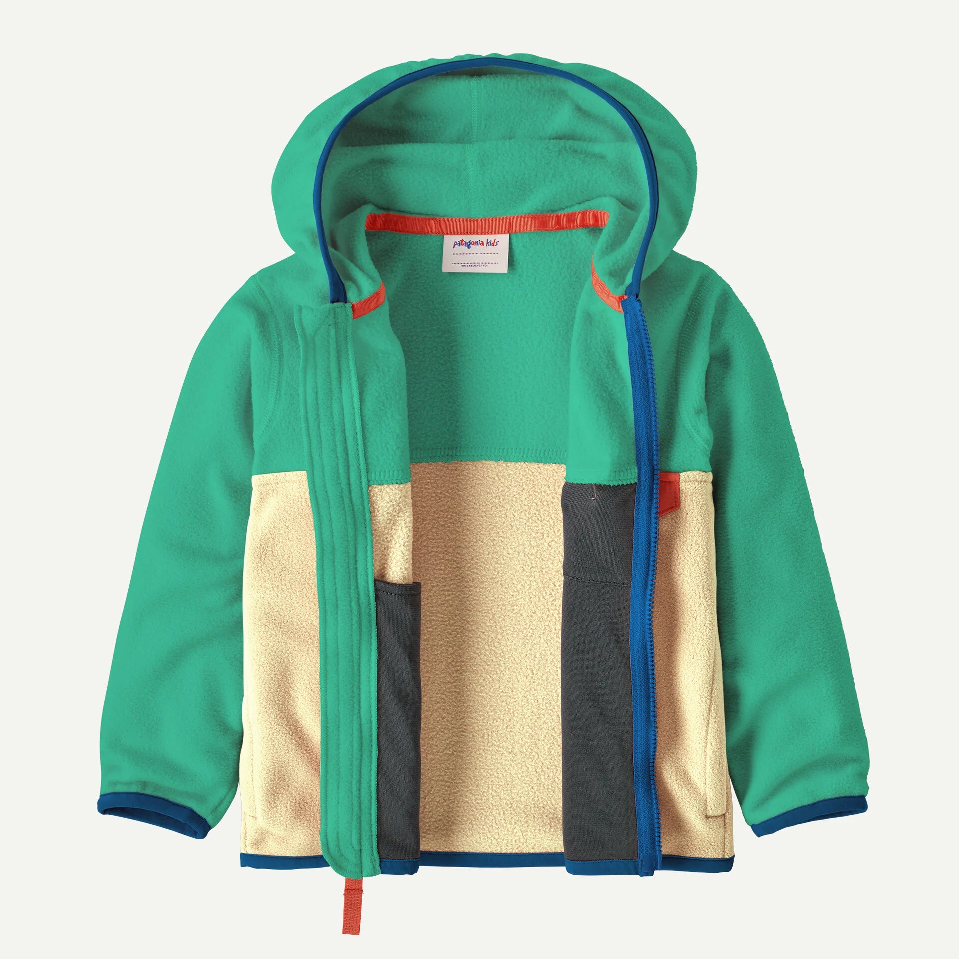 Baby Micro D™ Snap-T® Fleece Jacket - Buttercup Yellow/Aqua Stone