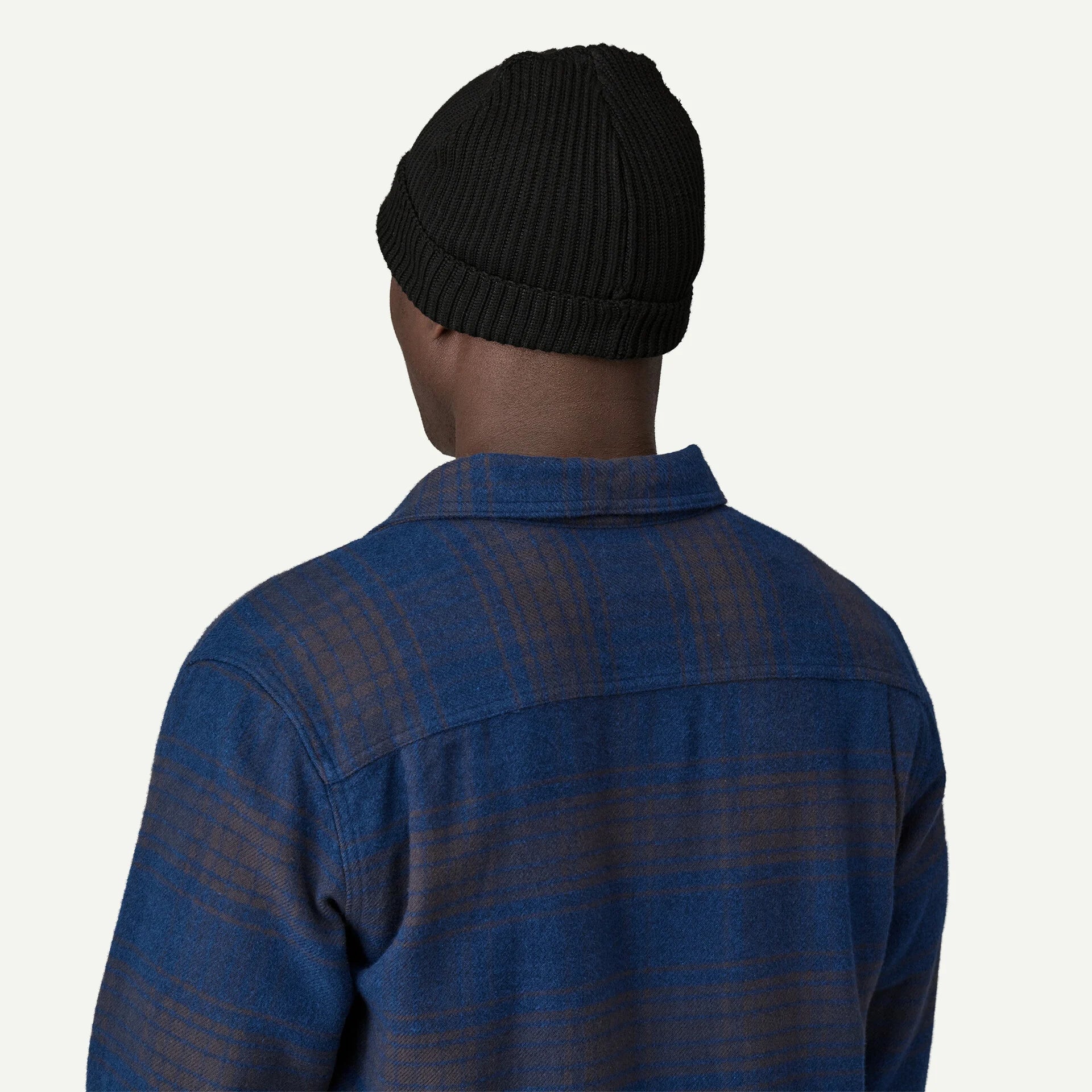 Rolled Beanie - Black- OS