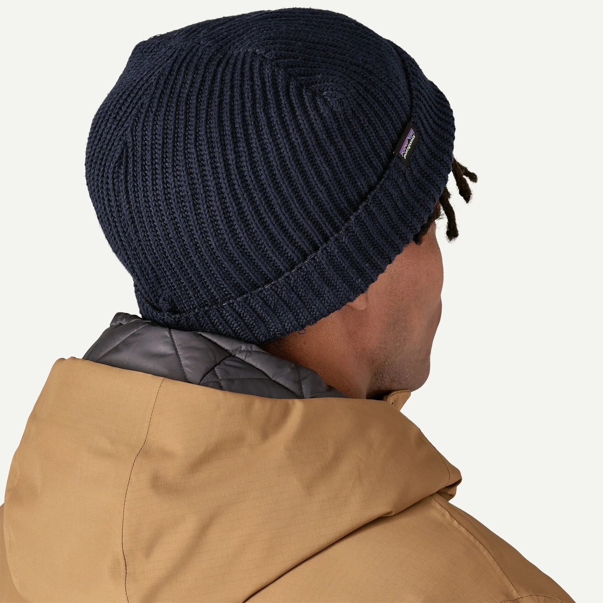 Rolled Beanie - Navy Blue - OS