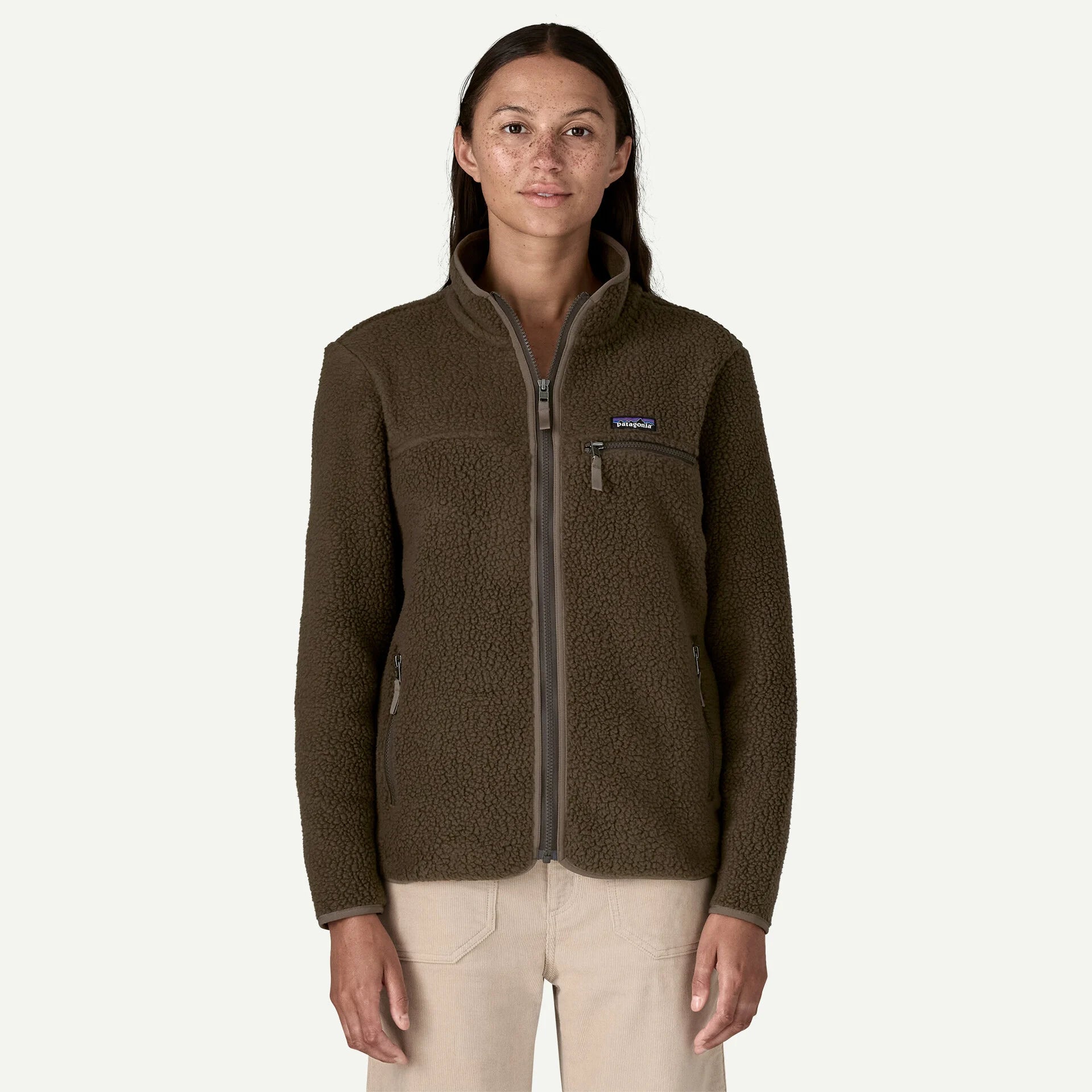 W's Retro Pile Fleece - Brown